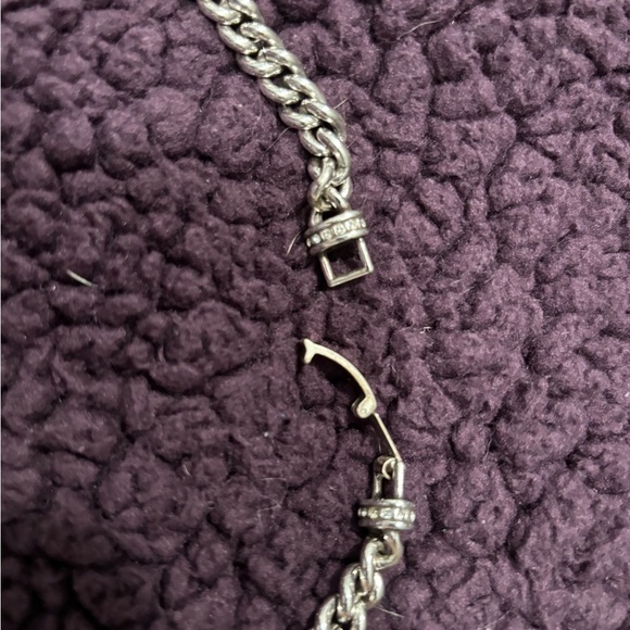 Silver Heart Chain Bracelet - Picture 3 of 5